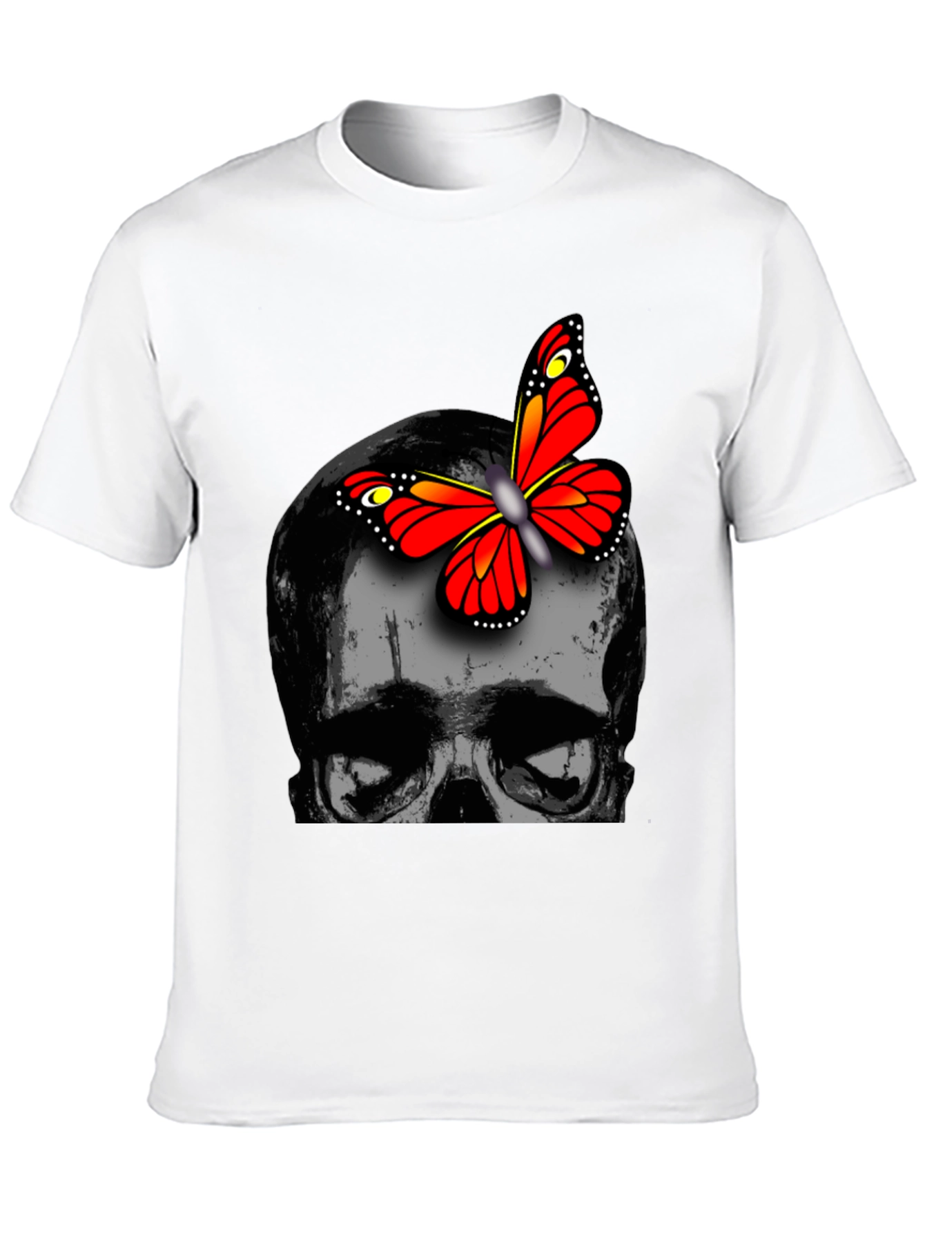 Skull & Butterfly Graphic Tee
