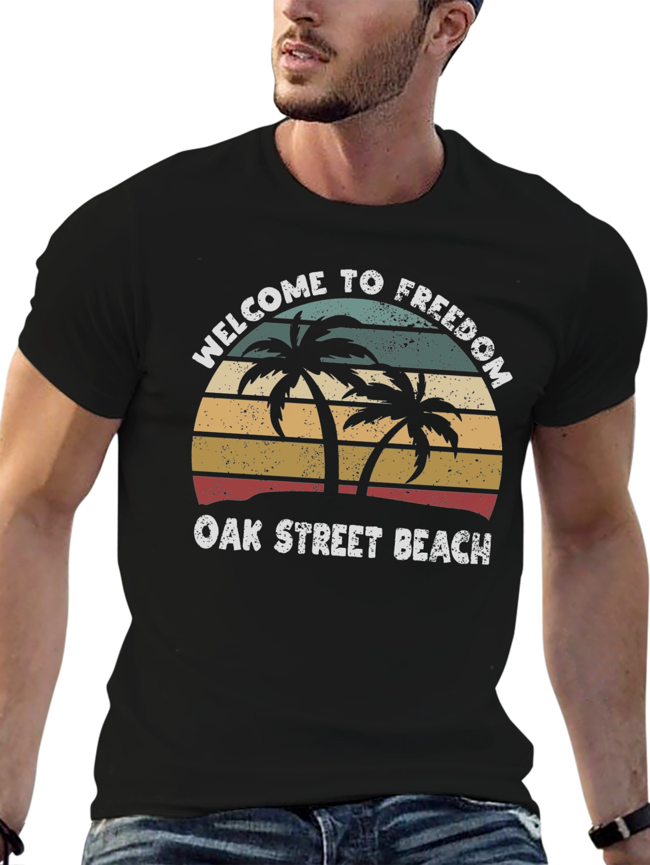 Welcome to Freedom Oak Street Beach T-Shirt