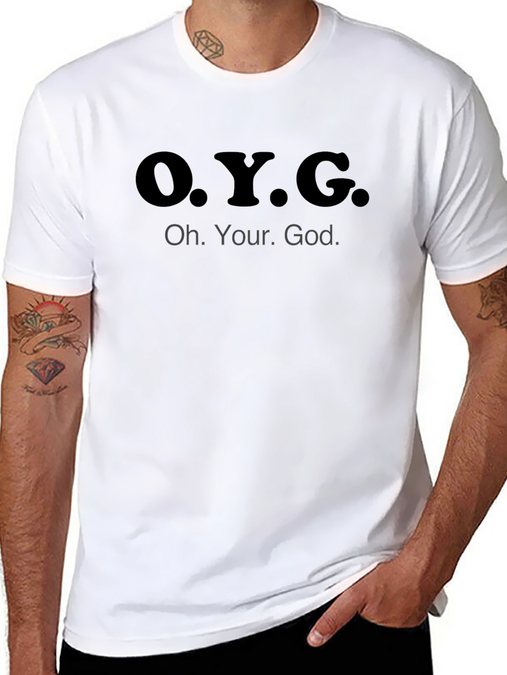 O.Y.G. - Oh Your God. Graphic Print T-Shirt