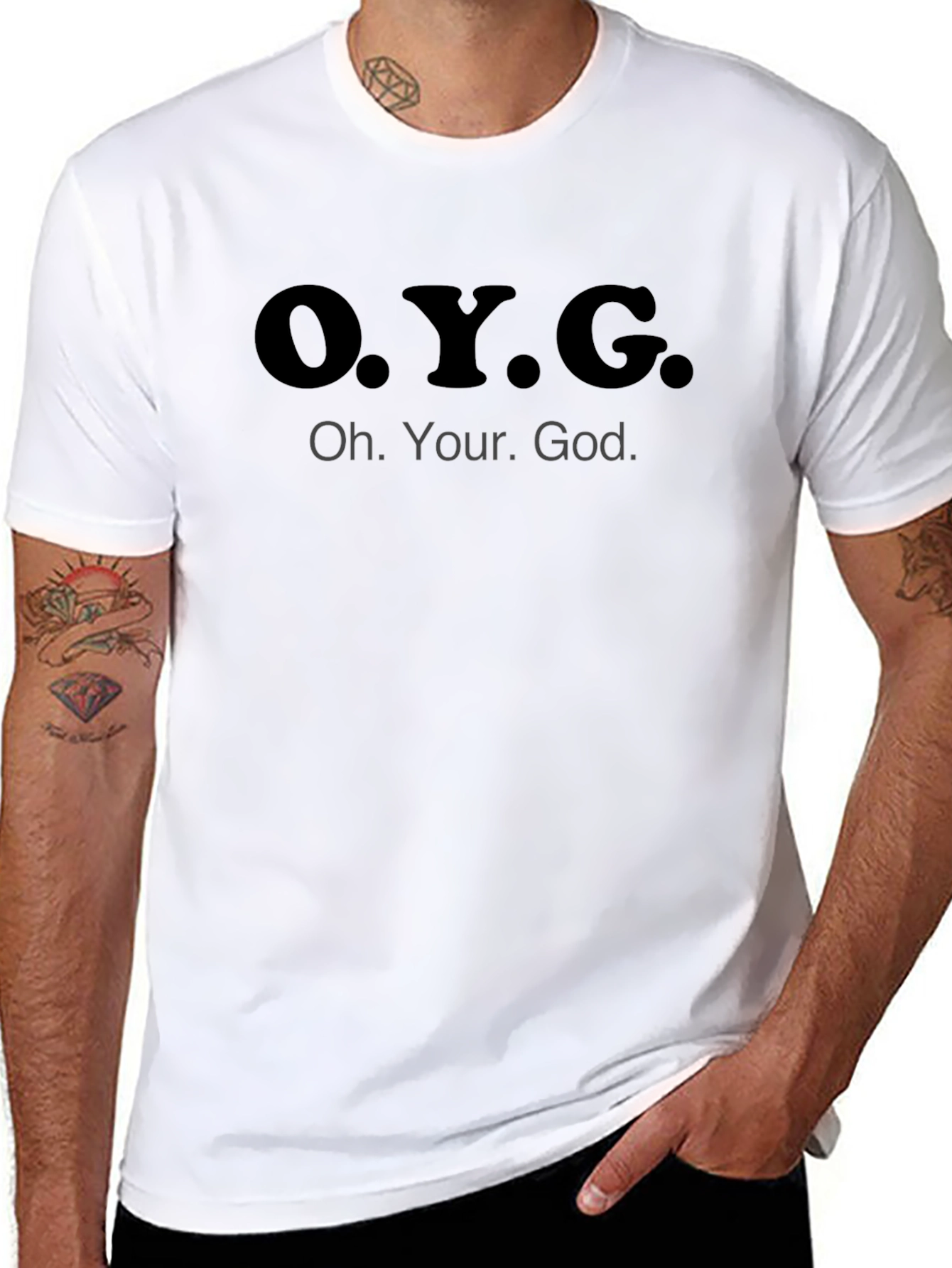 O.Y.G. - Oh Your God. Graphic Print T-Shirt