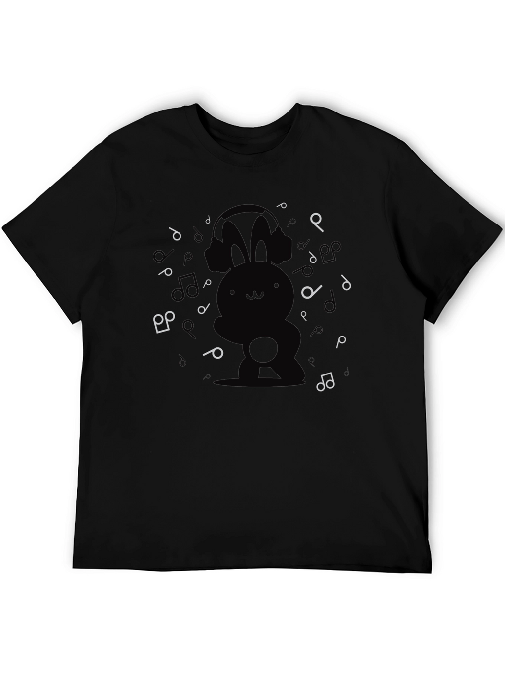 Bunny Beats Black T-Shirt