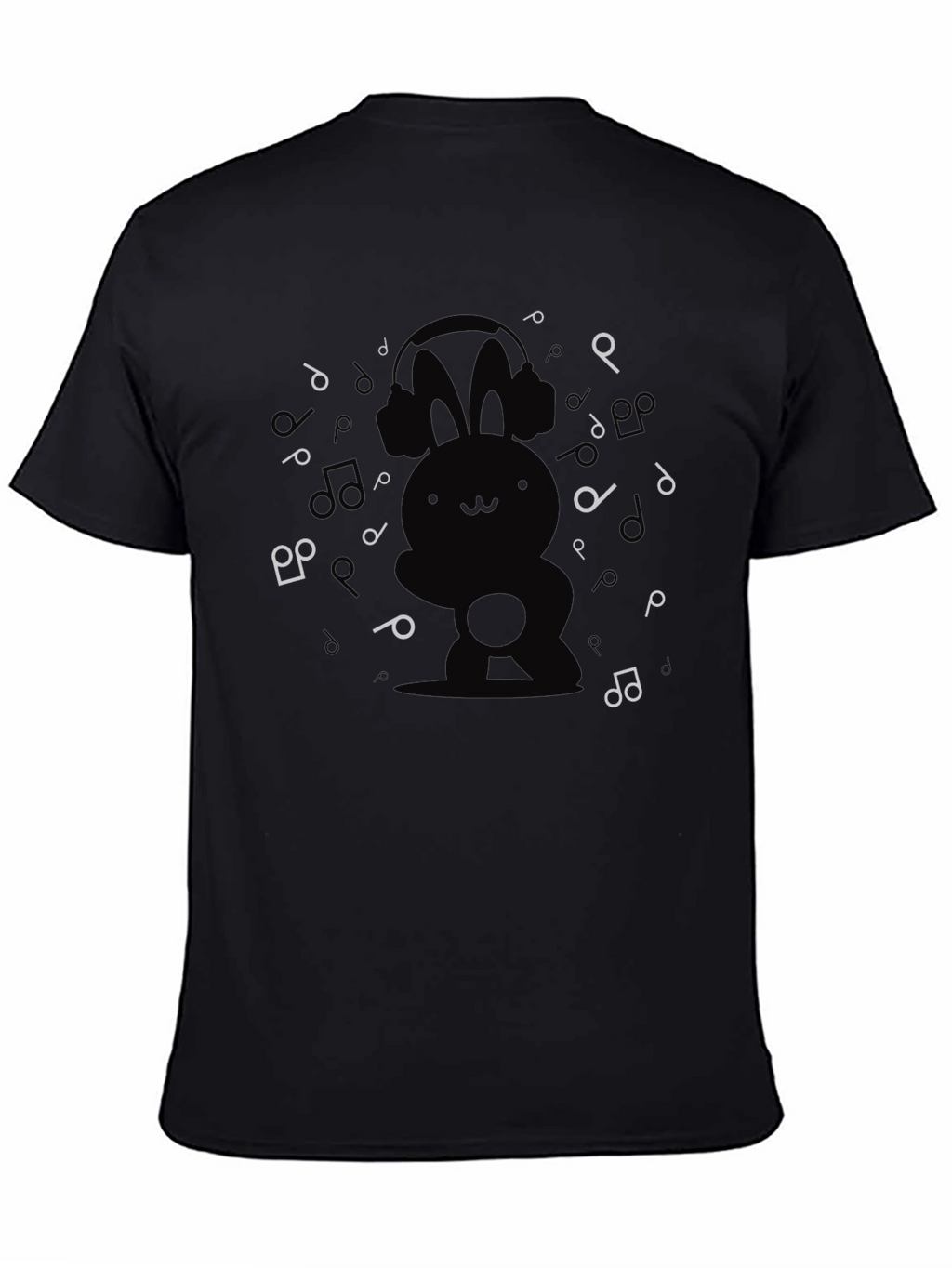 Bunny Beats Black T-Shirt
