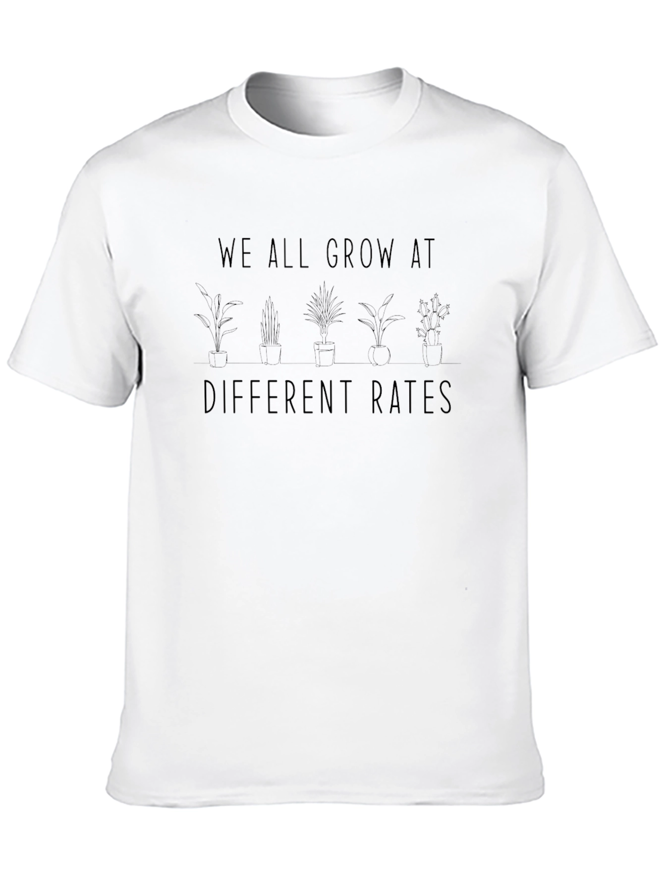 Growth Rate Plant Tee - Inspirational Shirt