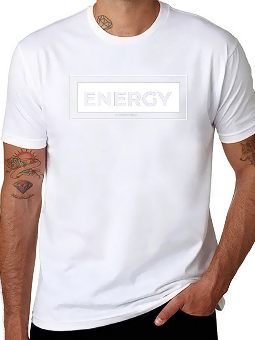 Energy Is Everything T-Shirt - Black Graphic Tee