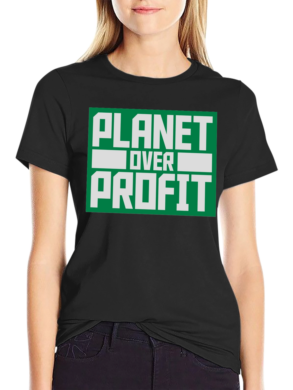 Planet Over Profit T-Shirt - Eco-Friendly Activism