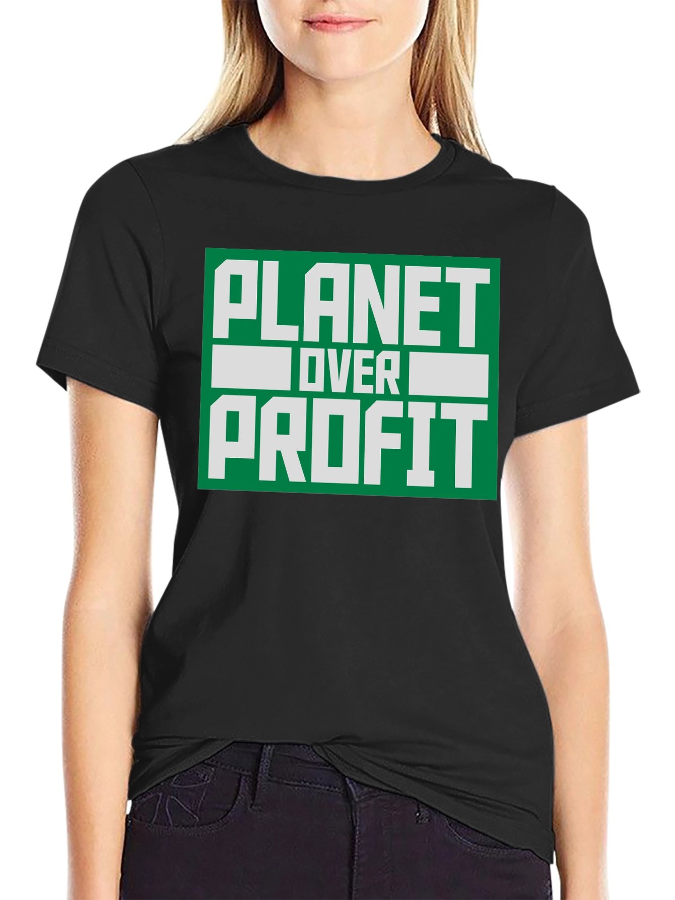 Planet Over Profit T-Shirt - Eco-Friendly Activism
