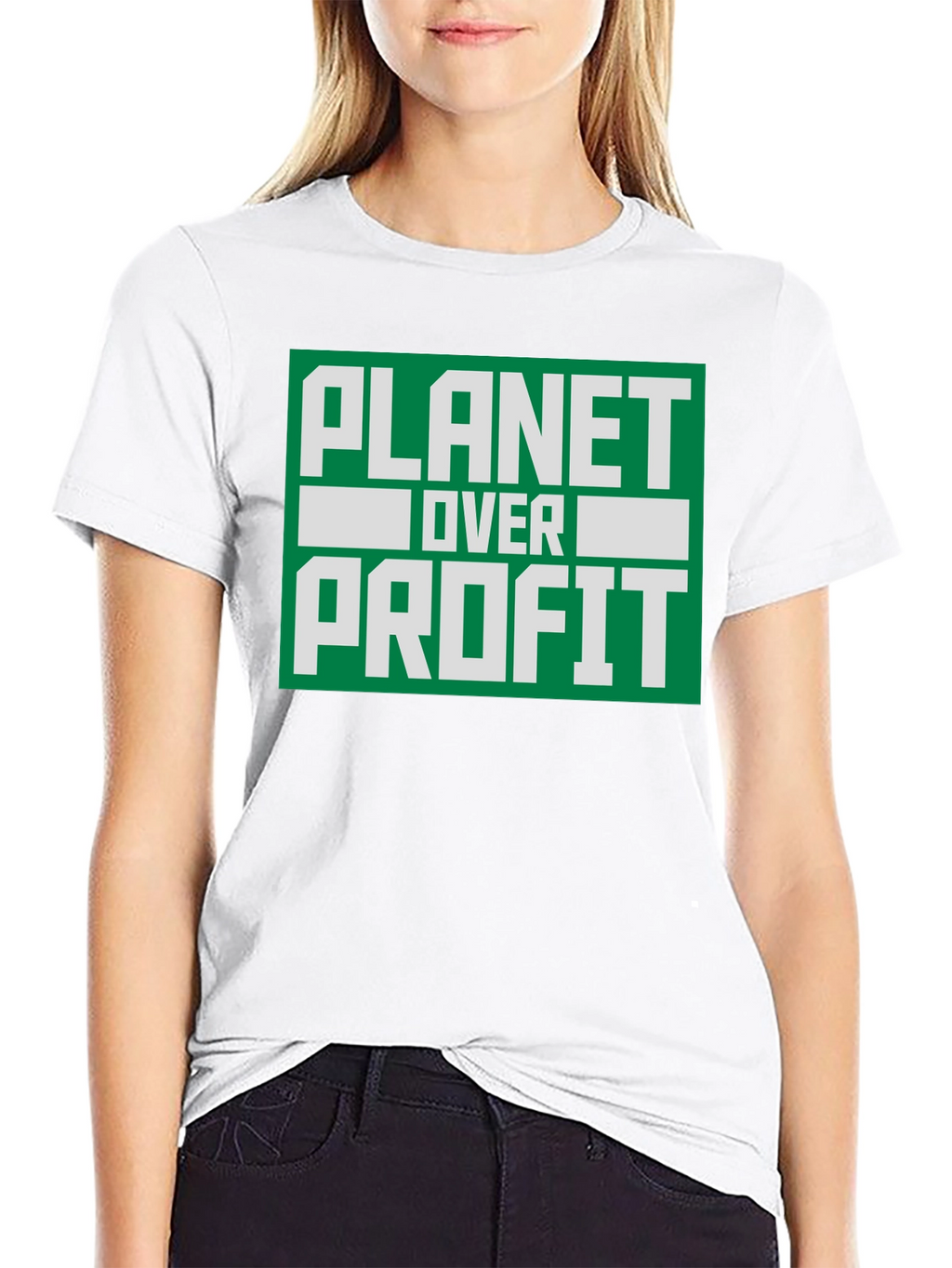 Planet Over Profit T-Shirt - Eco-Friendly Activism