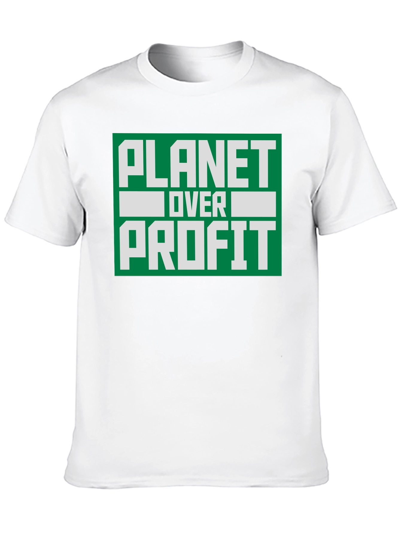 Planet Over Profit T-Shirt - Eco-Friendly Activism
