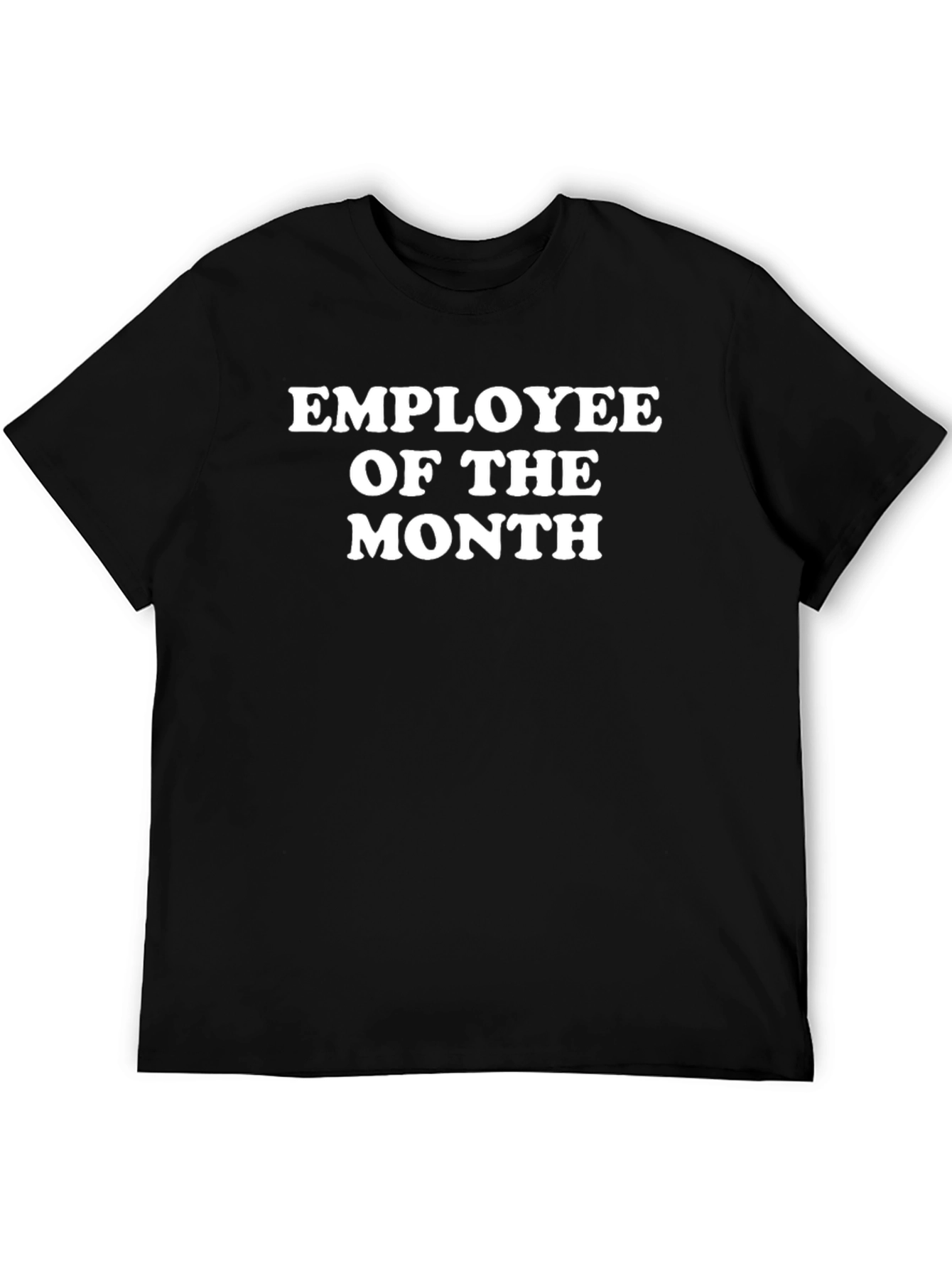 Employee of the Month Black Graphic T-Shirt