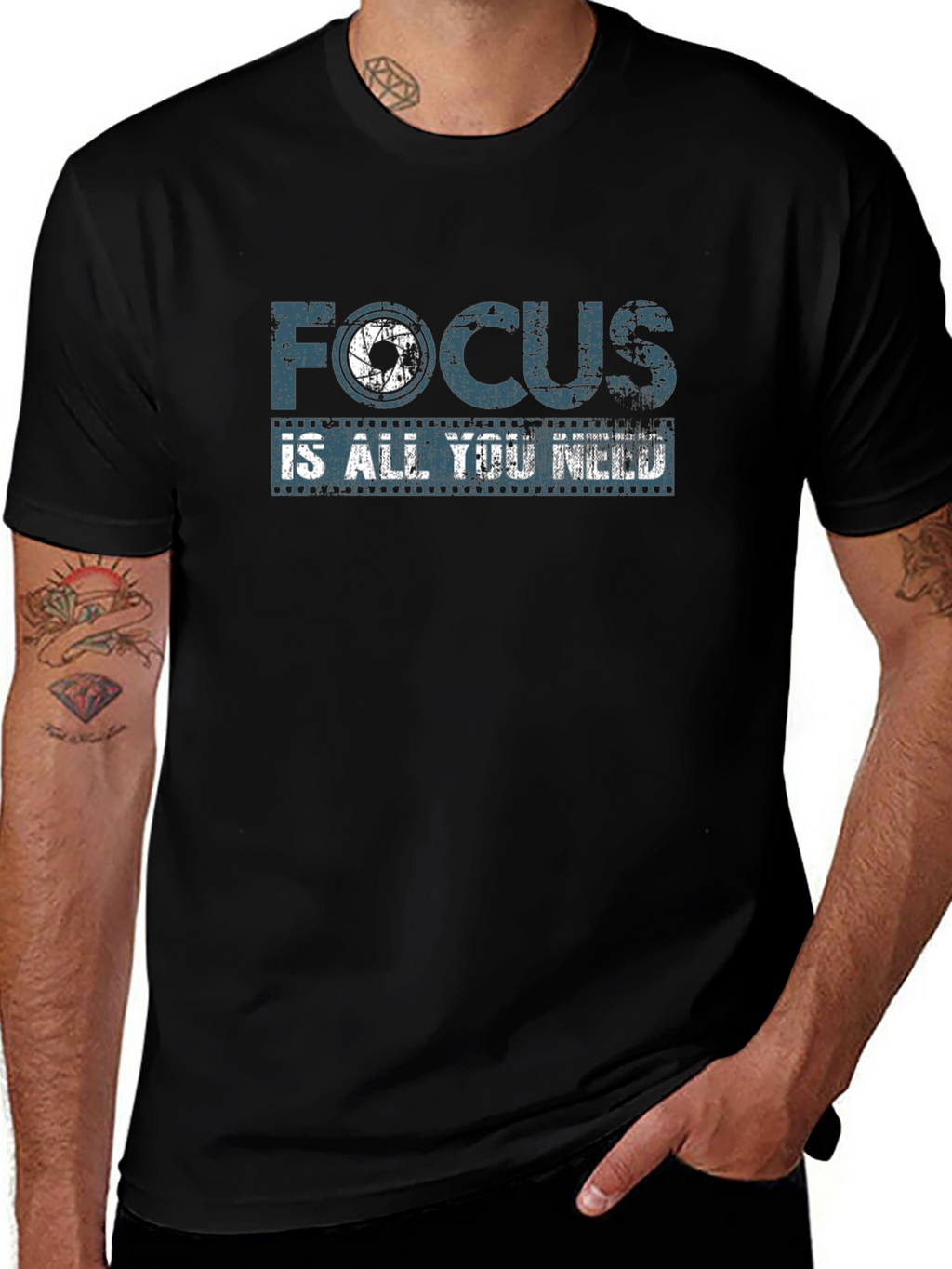 Focus is All You Need Graphic T-Shirt