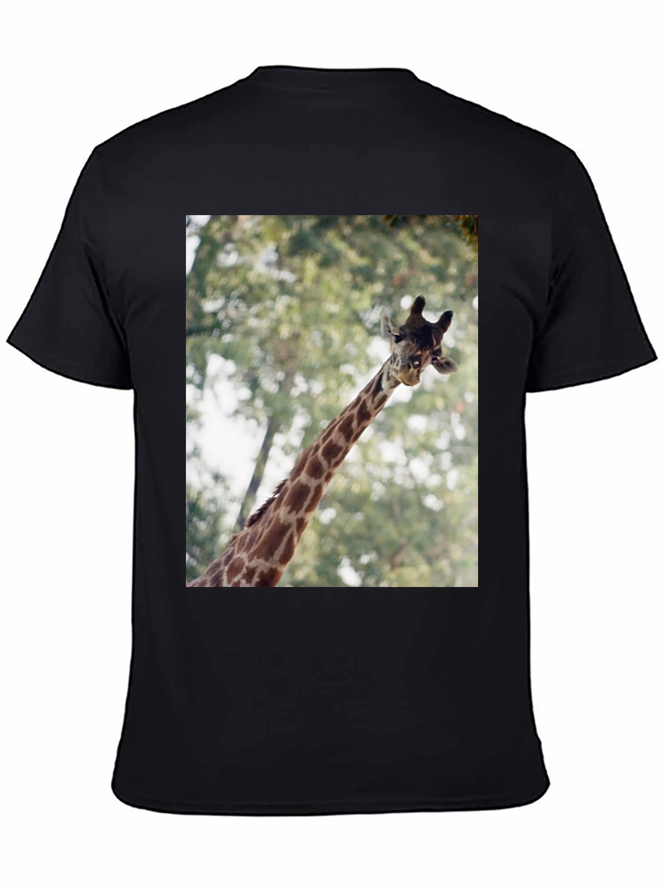 Giraffe Graphic T-Shirt - Unisex Black Tee