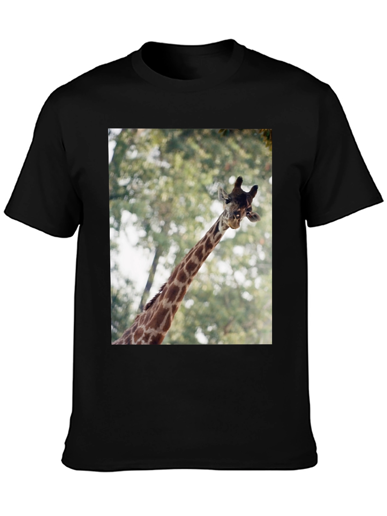 Giraffe Graphic T-Shirt - Unisex Black Tee
