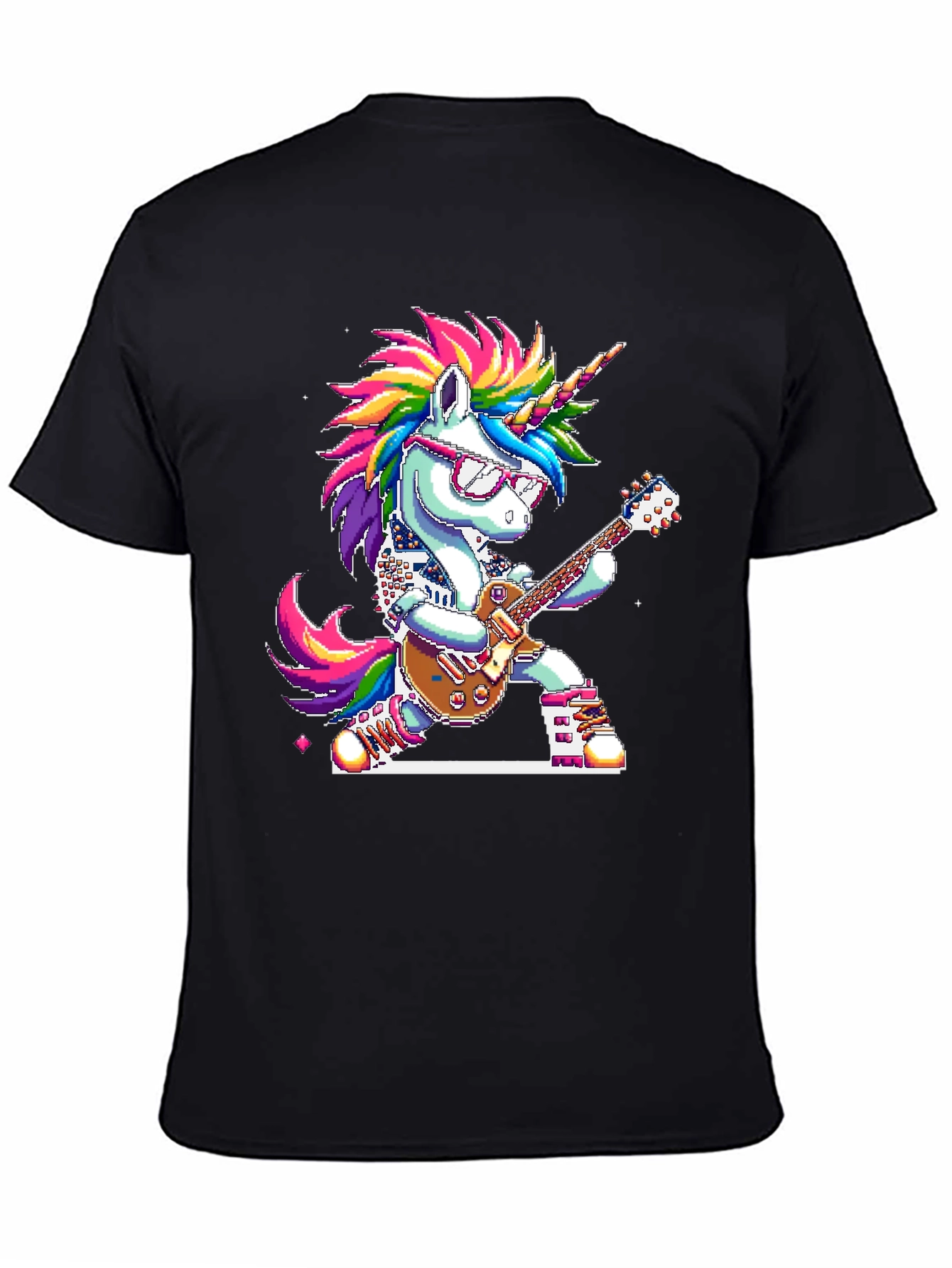 Unicorn Guitarist T-Shirt - Rock Star Style