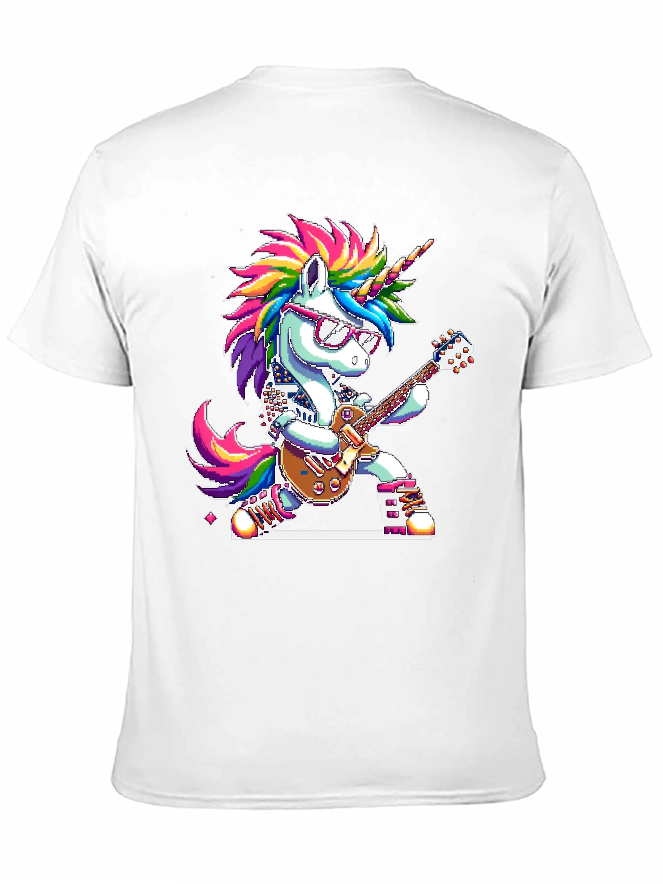Unicorn Guitarist T-Shirt - Rock Star Style