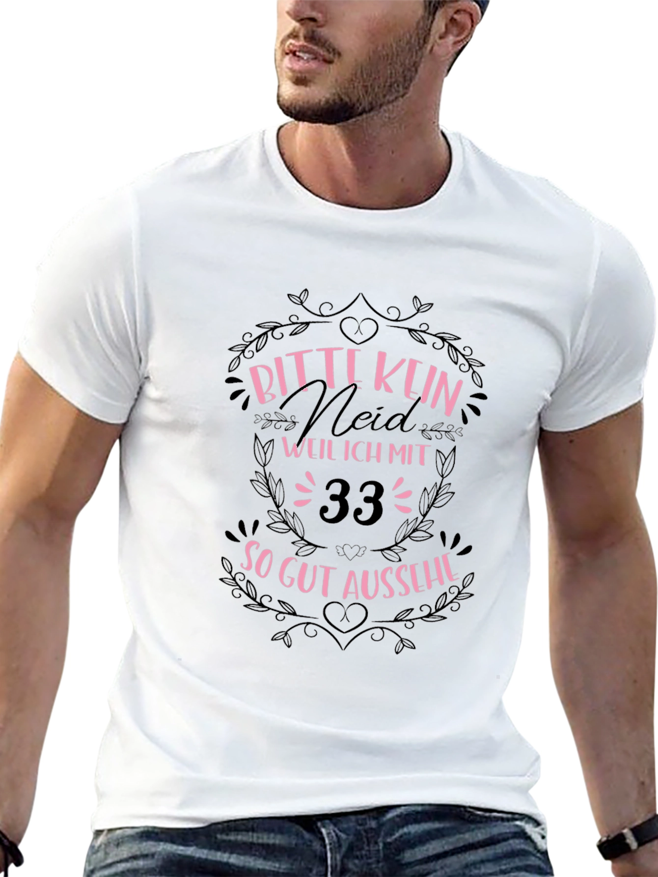Funny 33rd Birthday T-Shirt - Bitte Kein Neid!