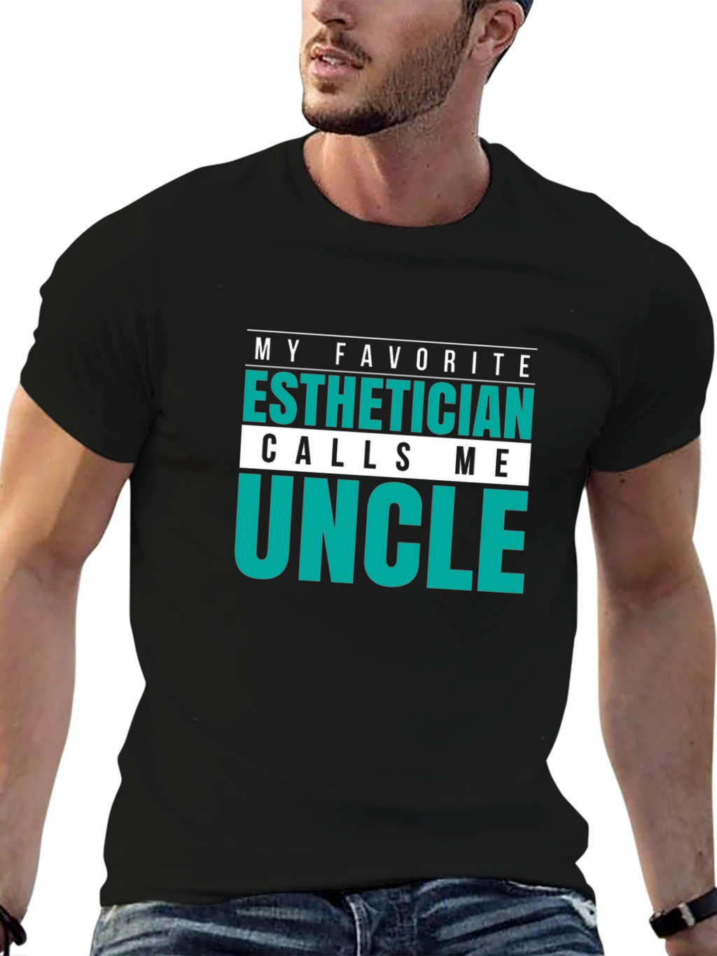 Esthetician Uncle T-Shirt Funny Gift