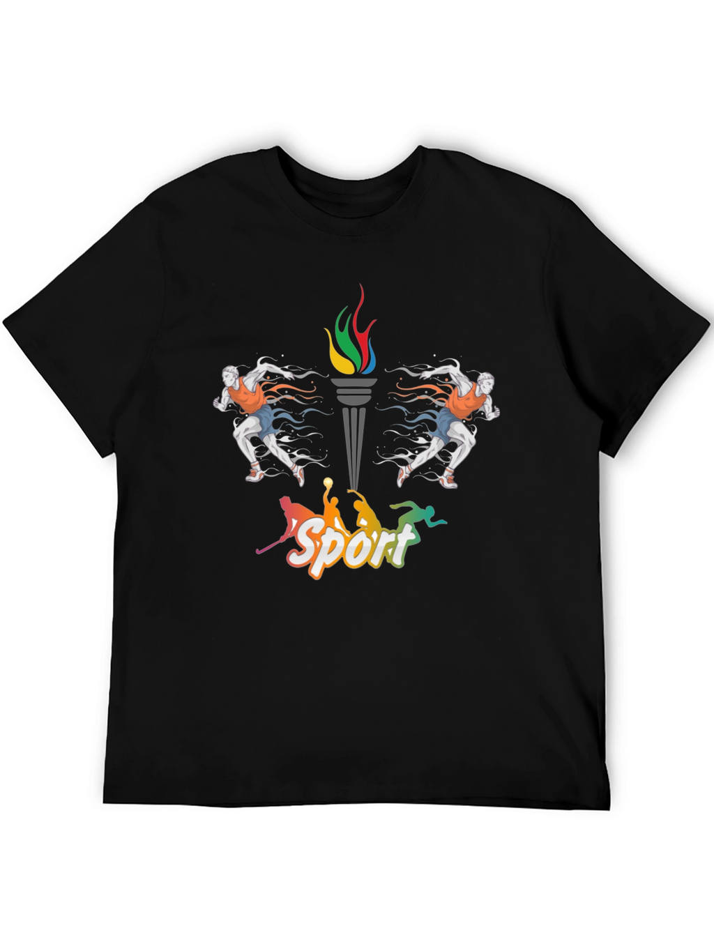 Sports Graphic Tee - Active Lifestyle Apparel