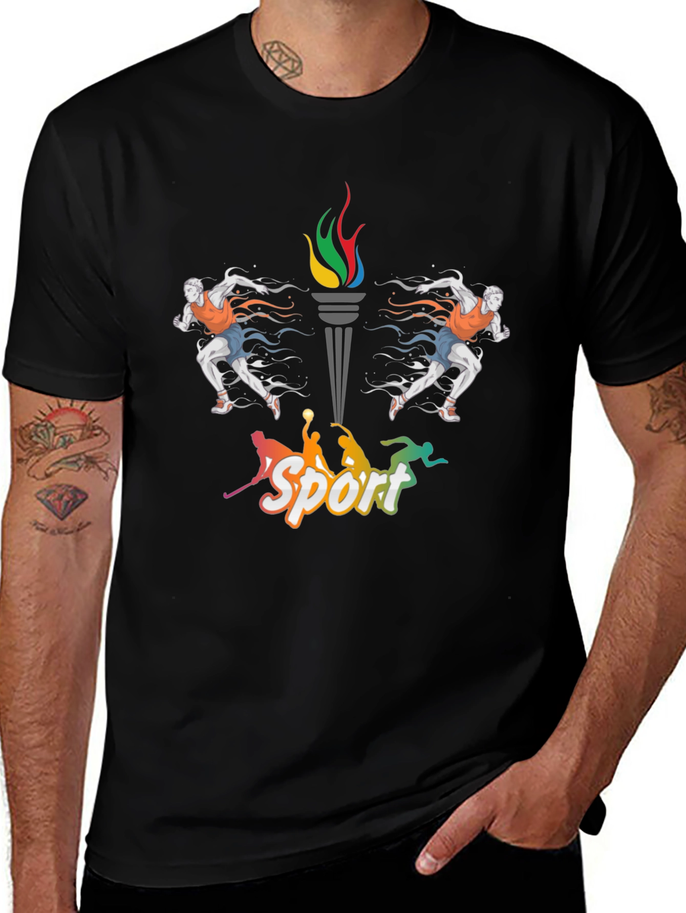 Sports Graphic Tee - Active Lifestyle Apparel
