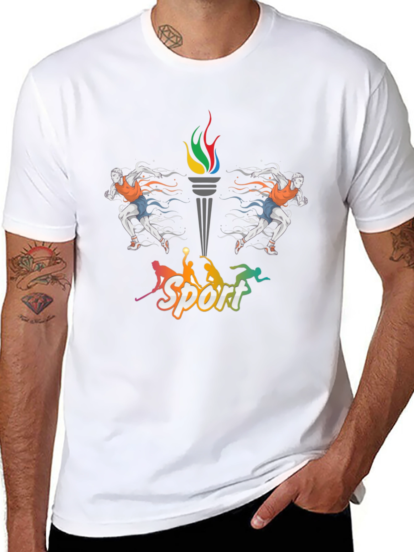 Sports Graphic Tee - Active Lifestyle Apparel