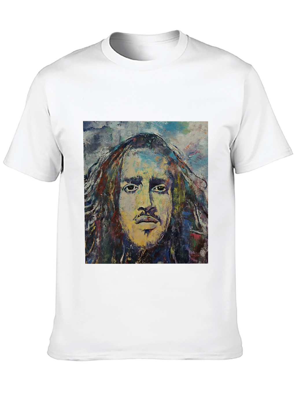 Abstract Face Graphic T-Shirt