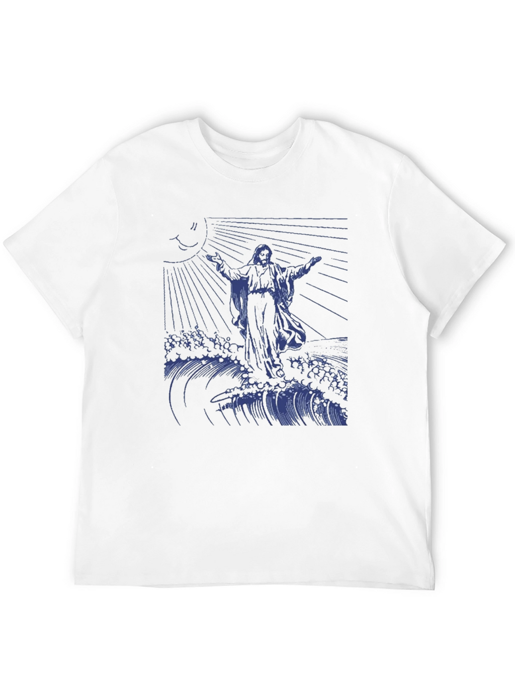 Jesus Walking on Water Graphic Tee