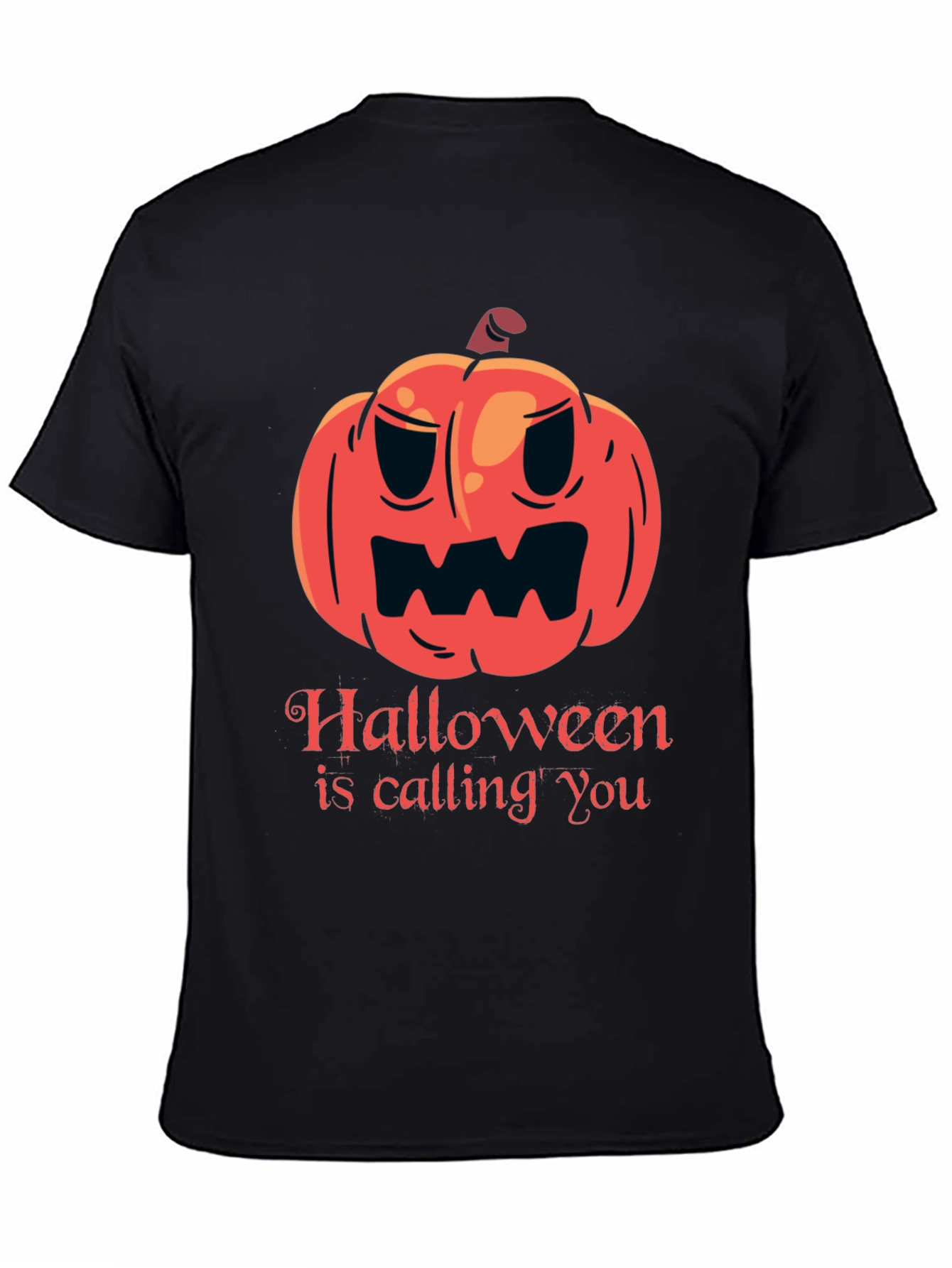 Halloween Pumpkin Calling T-Shirt