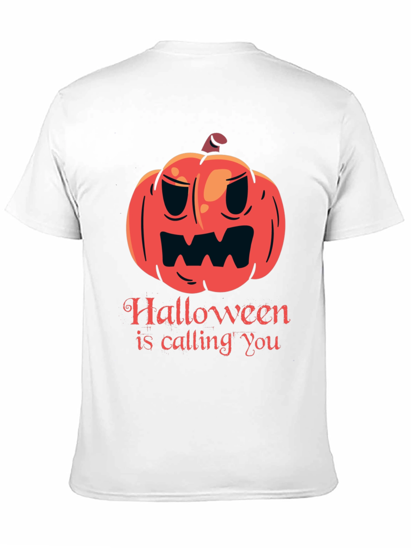 Halloween Pumpkin Calling T-Shirt