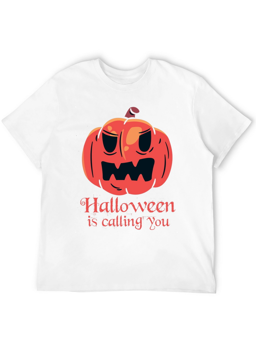 Halloween Pumpkin Calling T-Shirt