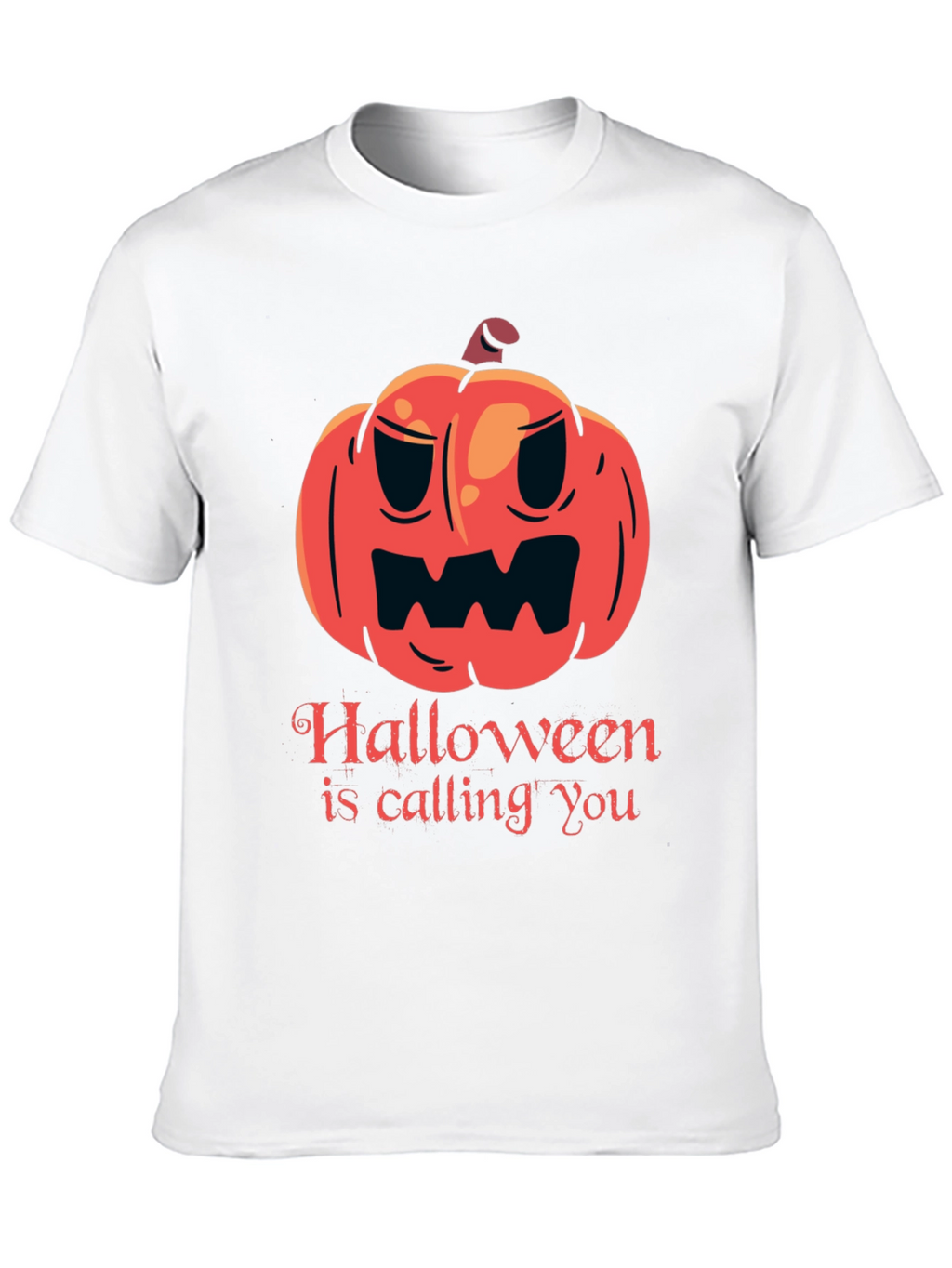 Halloween Pumpkin Calling T-Shirt