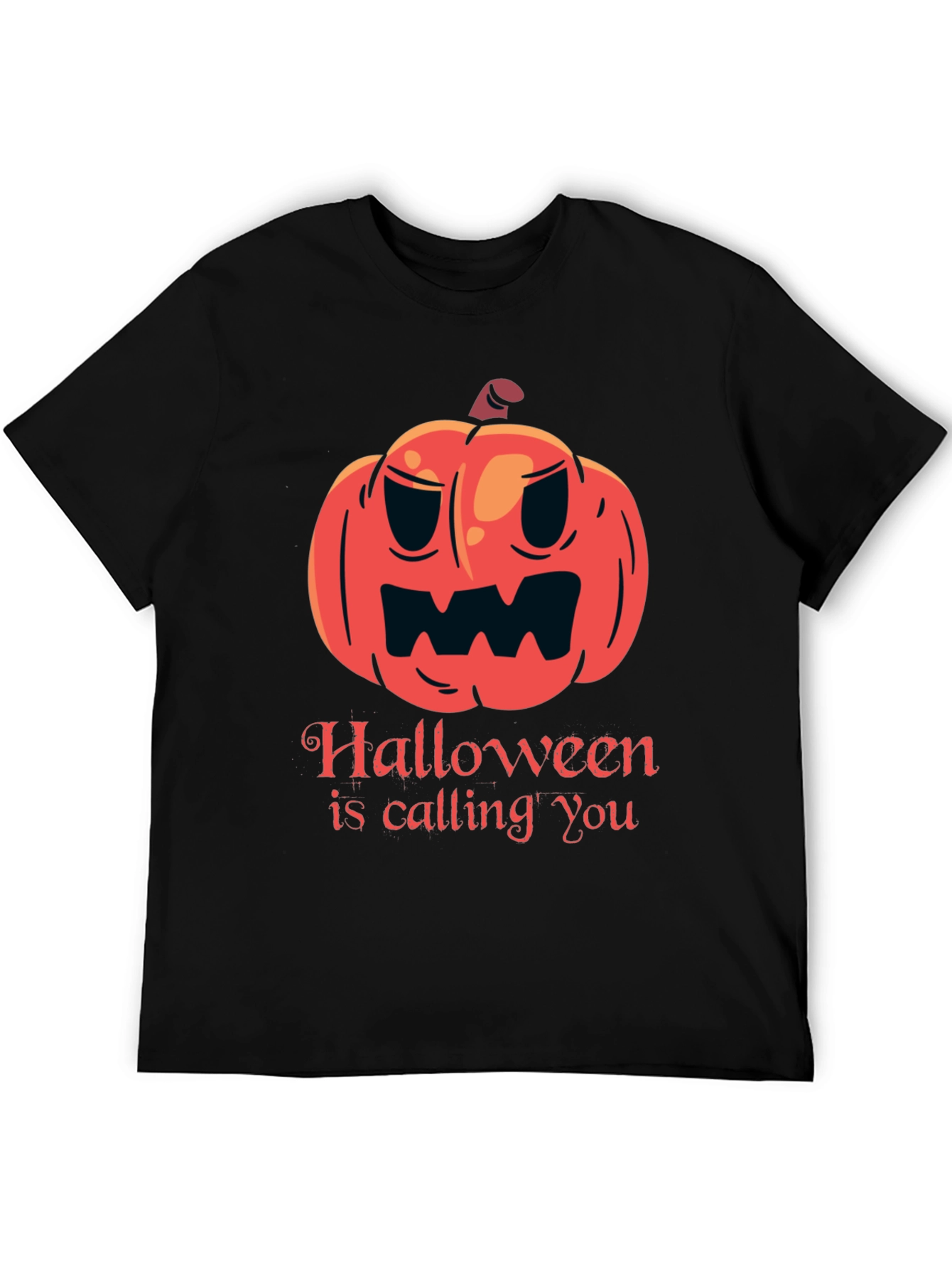 Halloween Pumpkin Calling T-Shirt