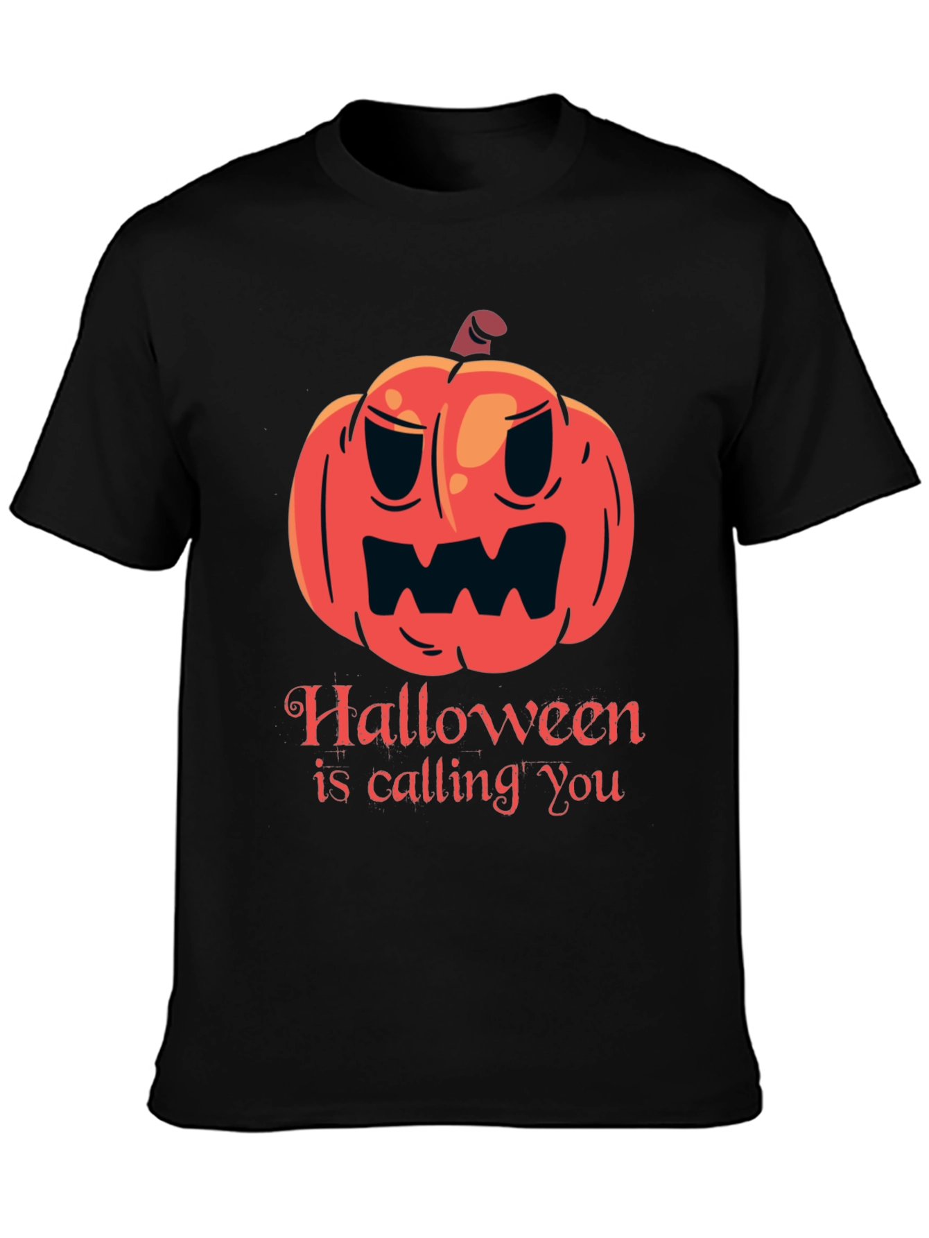 Halloween Pumpkin Calling T-Shirt