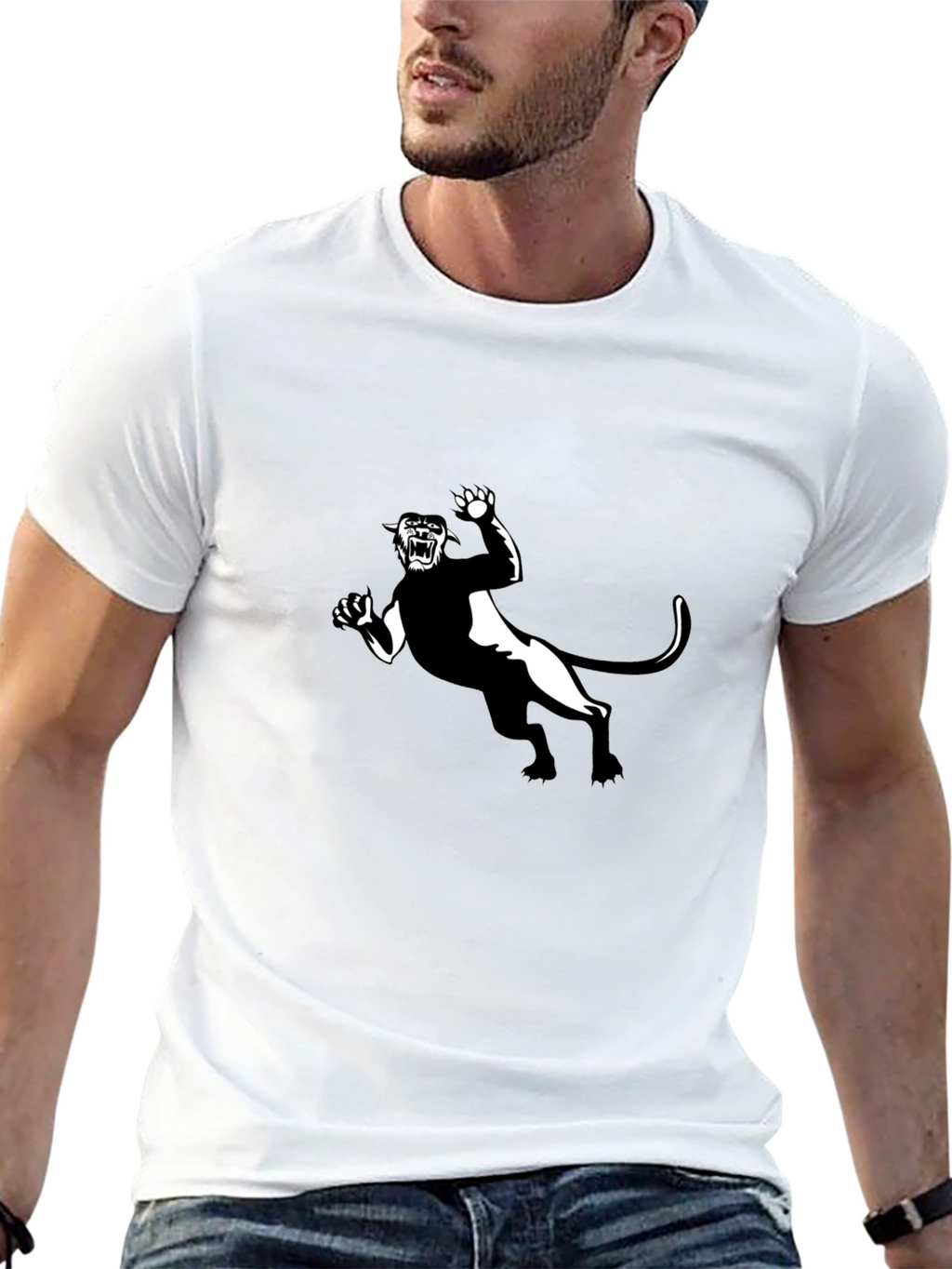 Black Panther Graphic Tee - Mens Short Sleeve