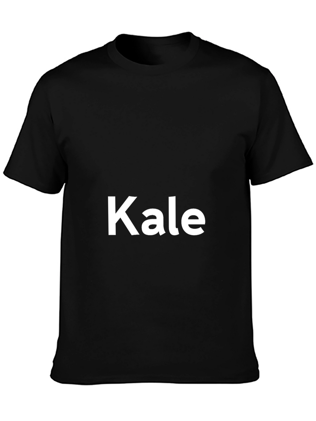 Kale T-Shirt - Black Crew Neck Tee