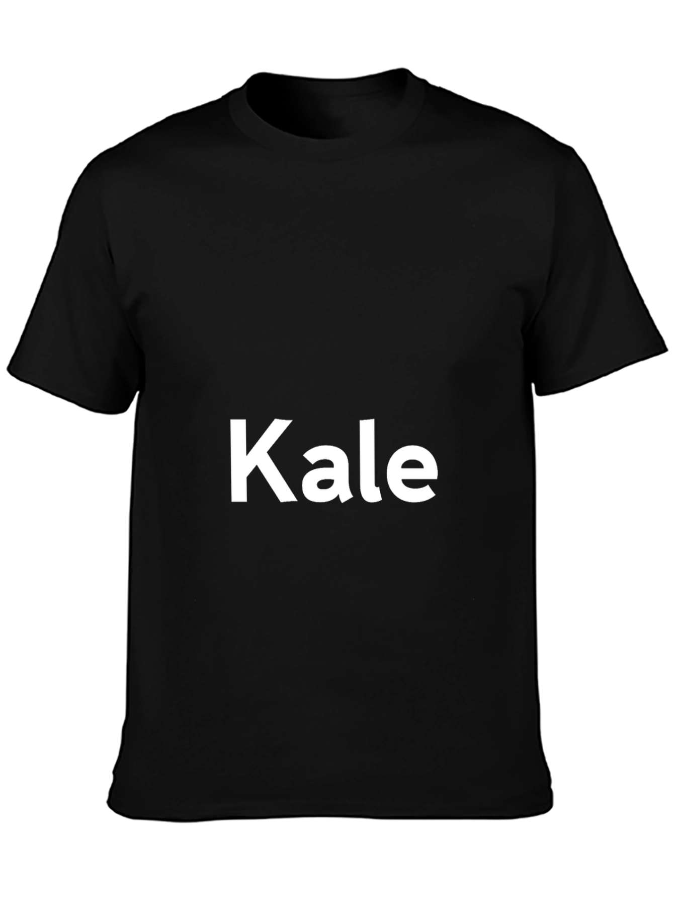 Kale T-Shirt - Black Crew Neck Tee
