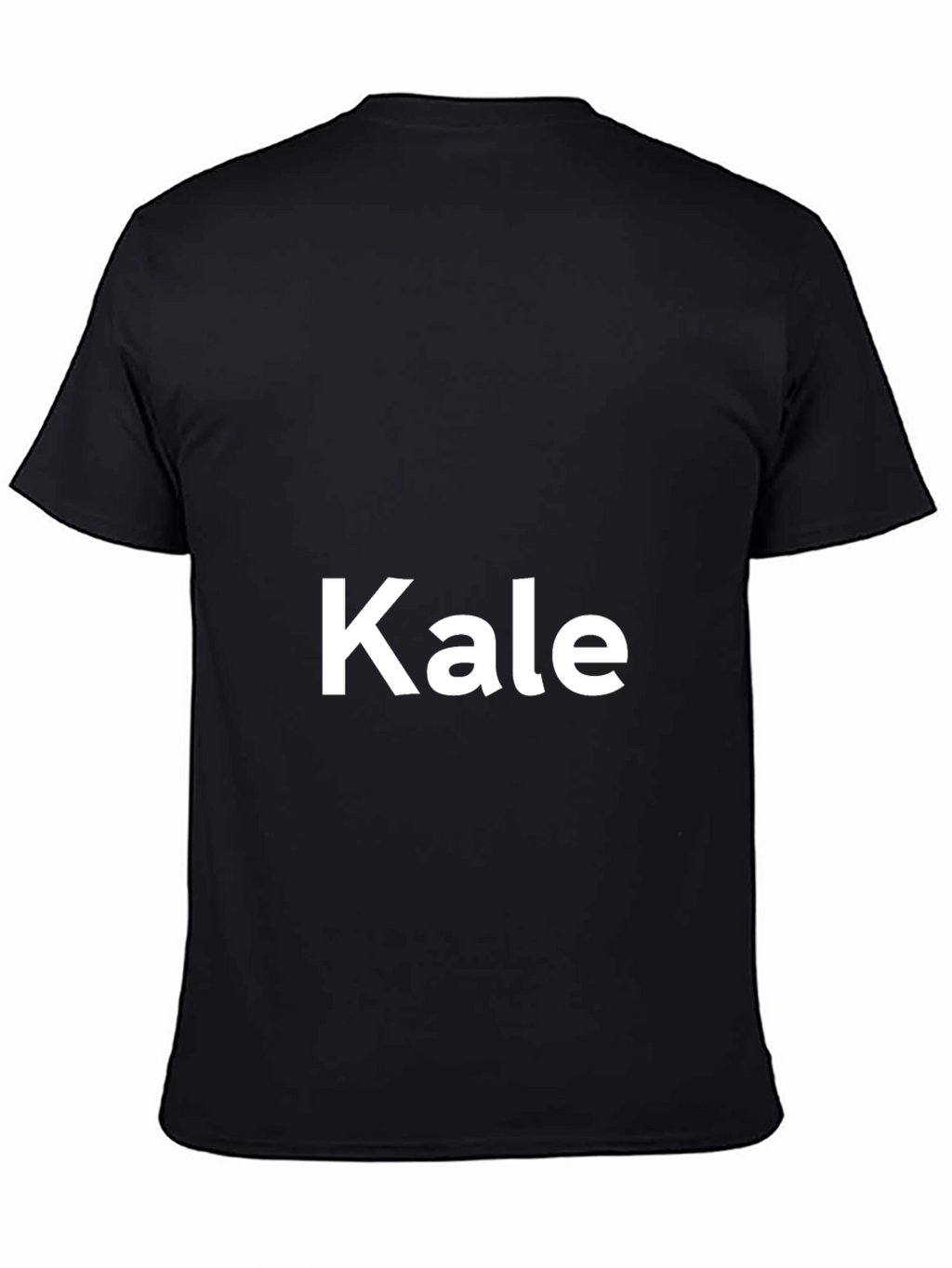 Kale T-Shirt - Black Crew Neck Tee