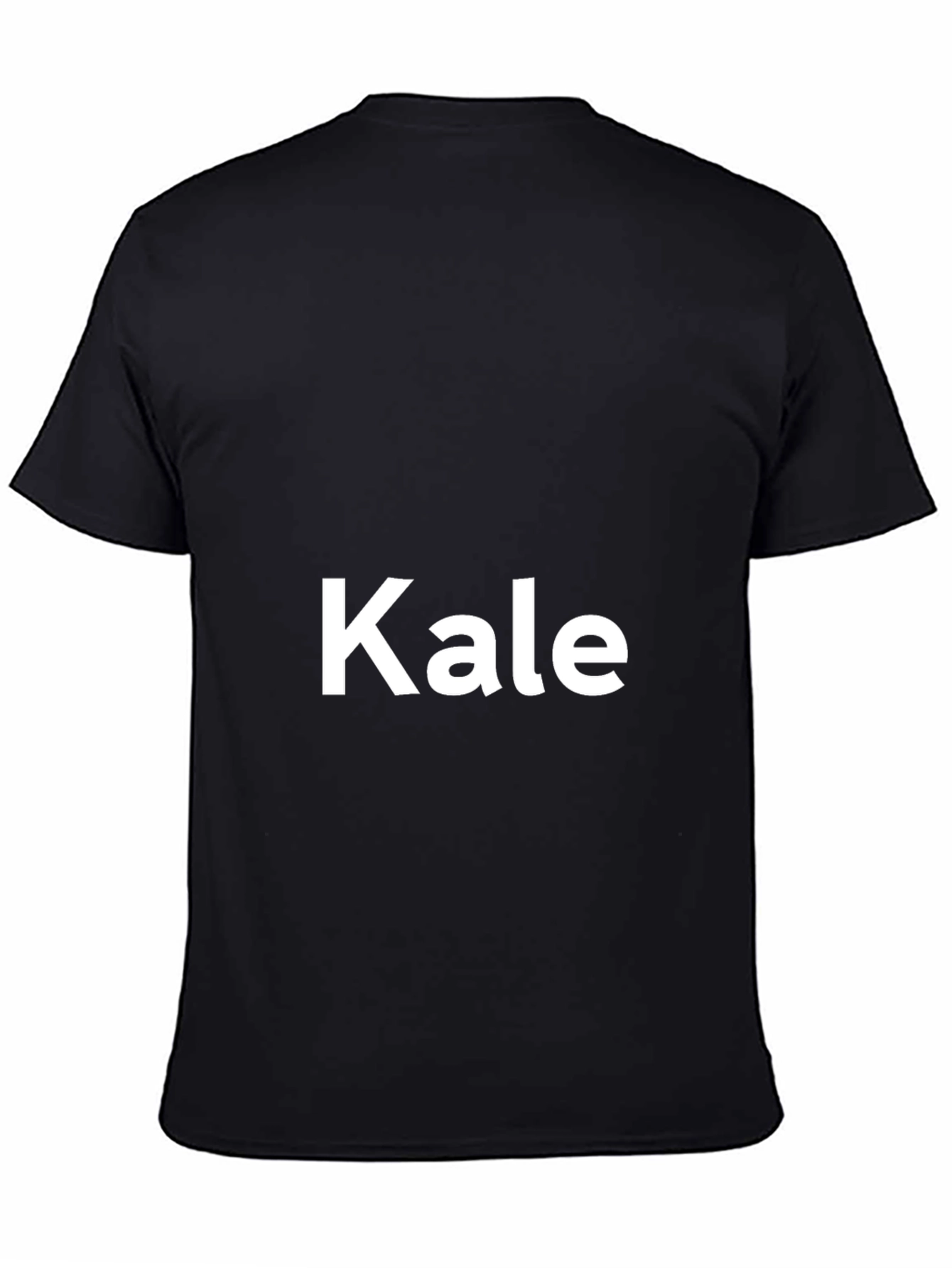Kale T-Shirt - Black Crew Neck Tee