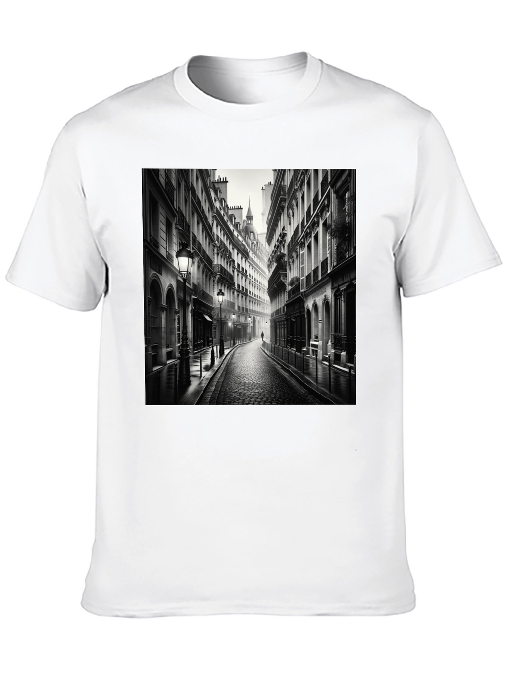 Paris Street Scene Graphic Tee
