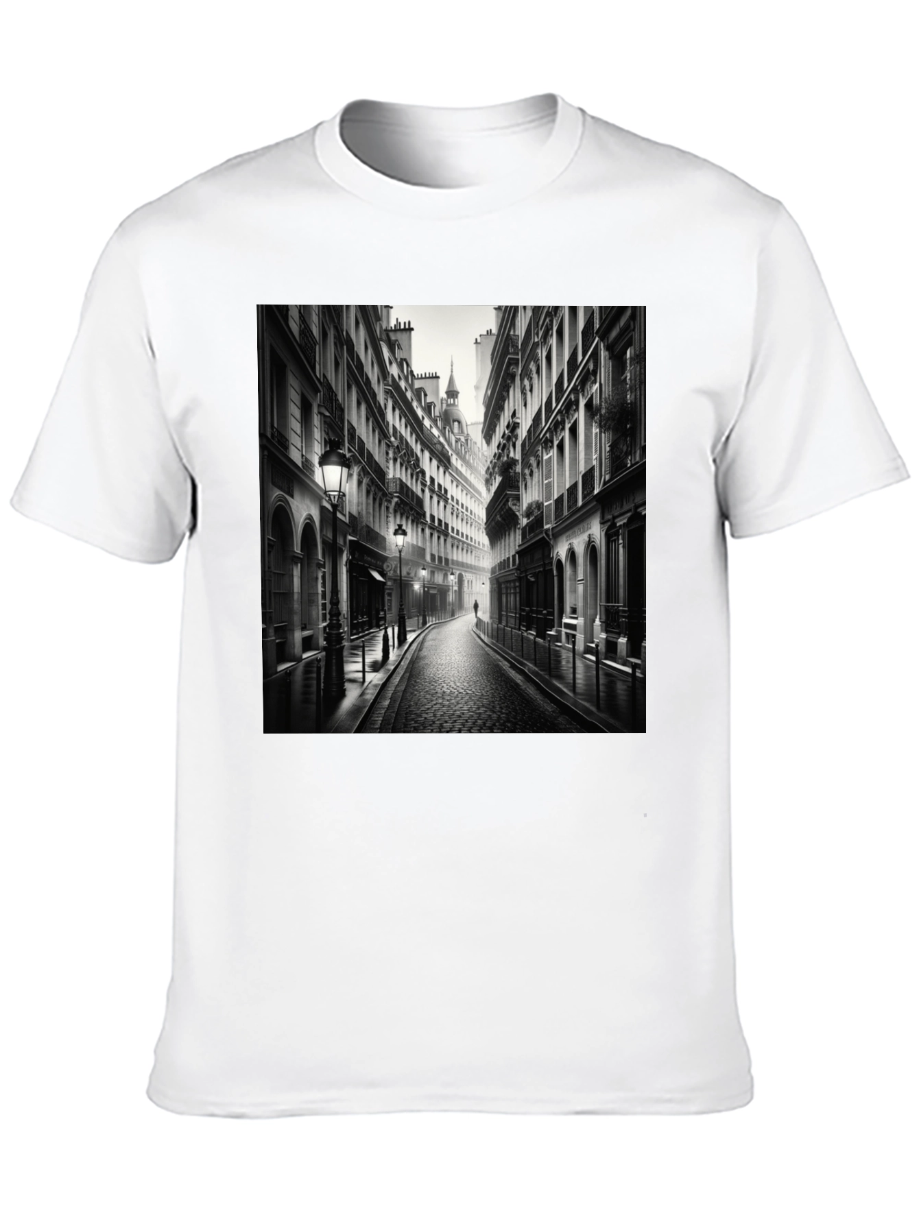 Paris Street Scene Graphic Tee