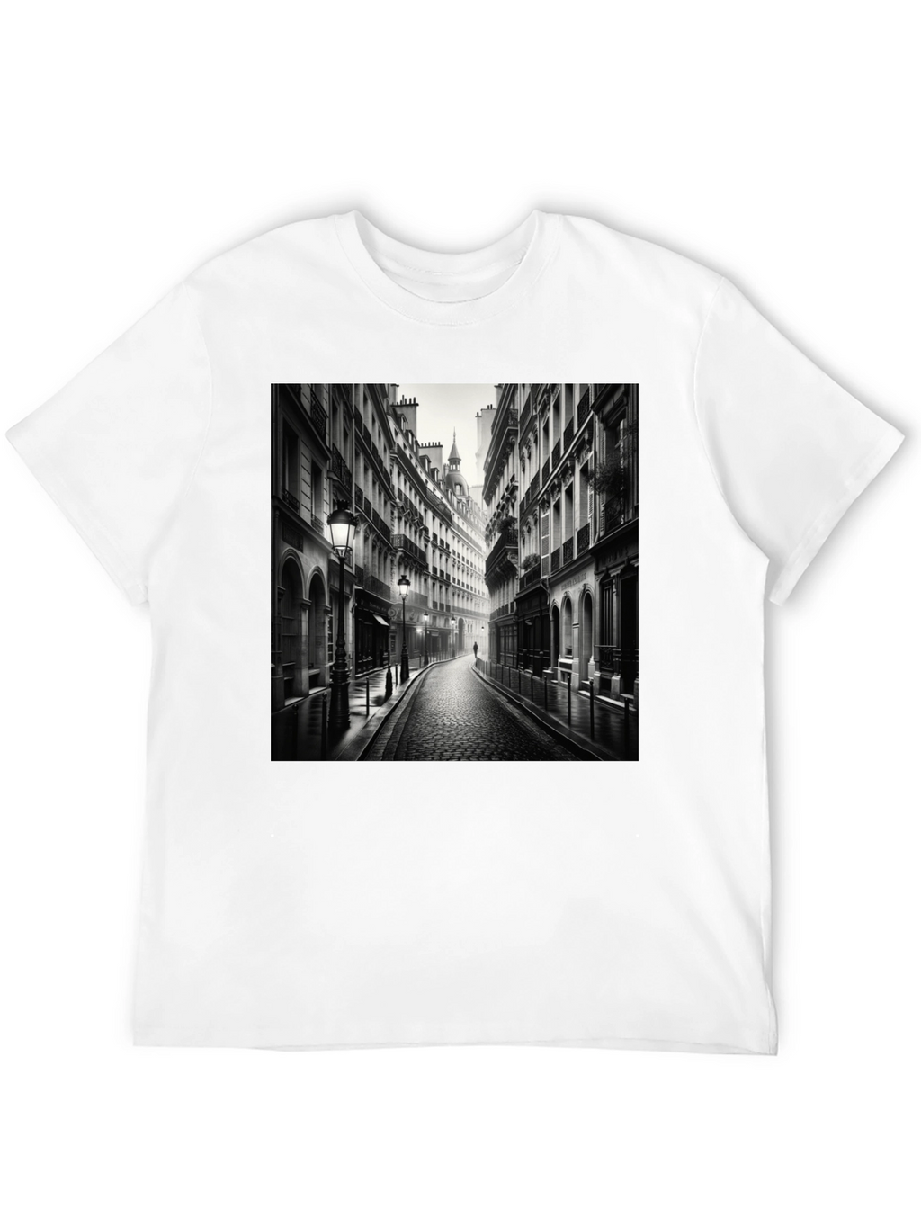 Paris Street Scene Graphic Tee