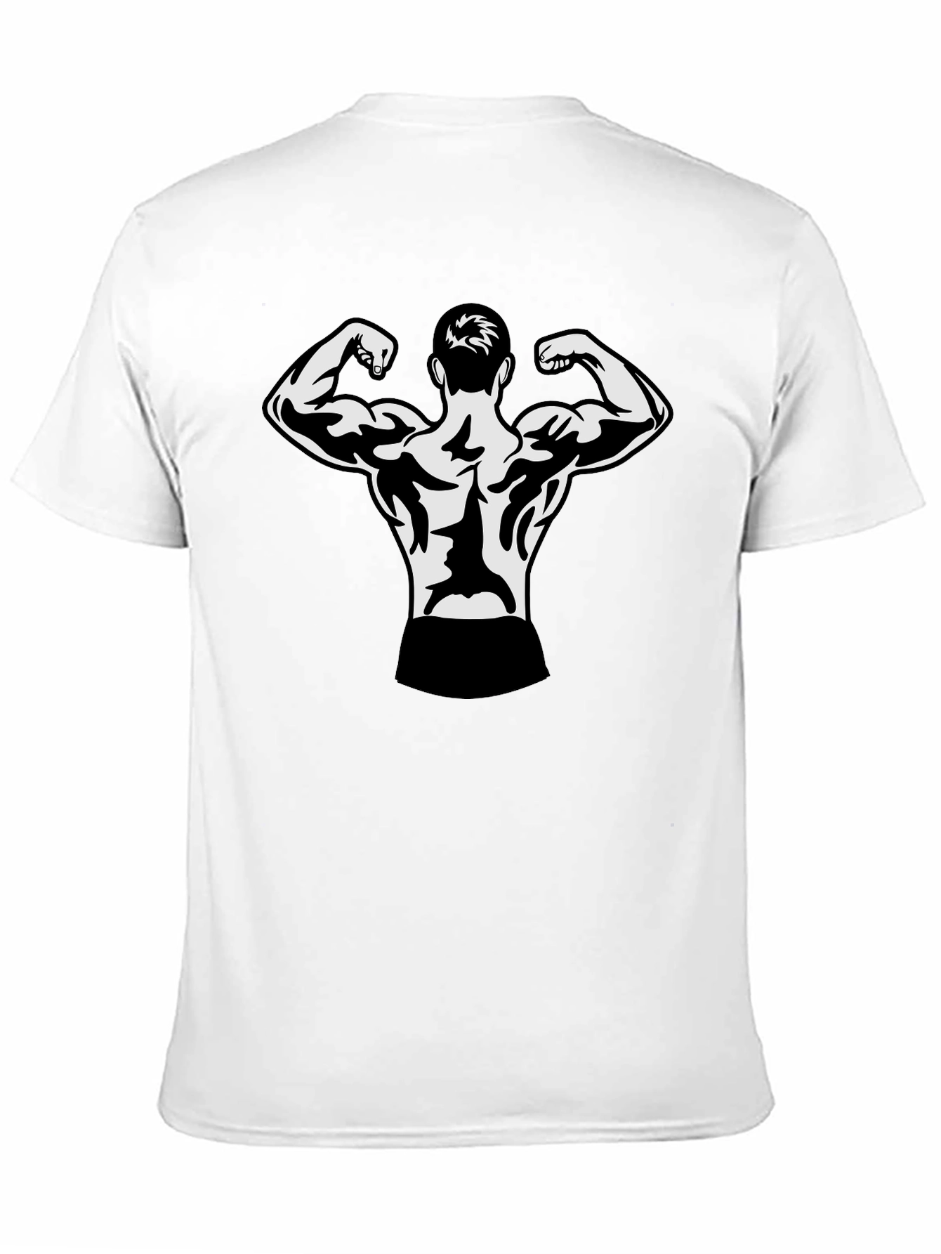 Black Bodybuilder Graphic T-Shirt