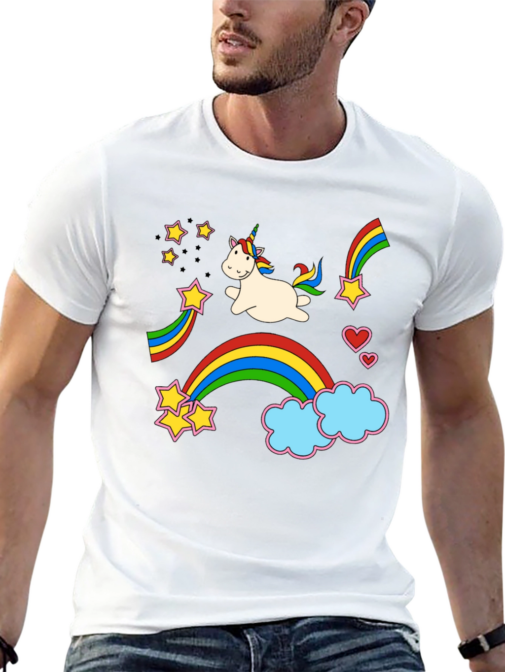 Unicorn Rainbow Graphic Tee