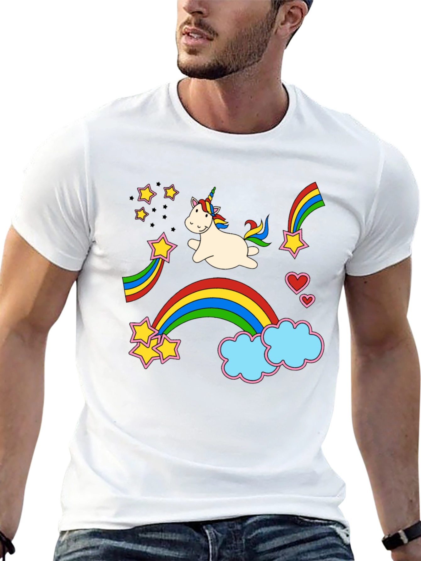 Unicorn Rainbow Graphic Tee