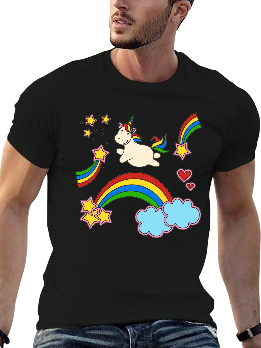 Unicorn Rainbow Graphic Tee