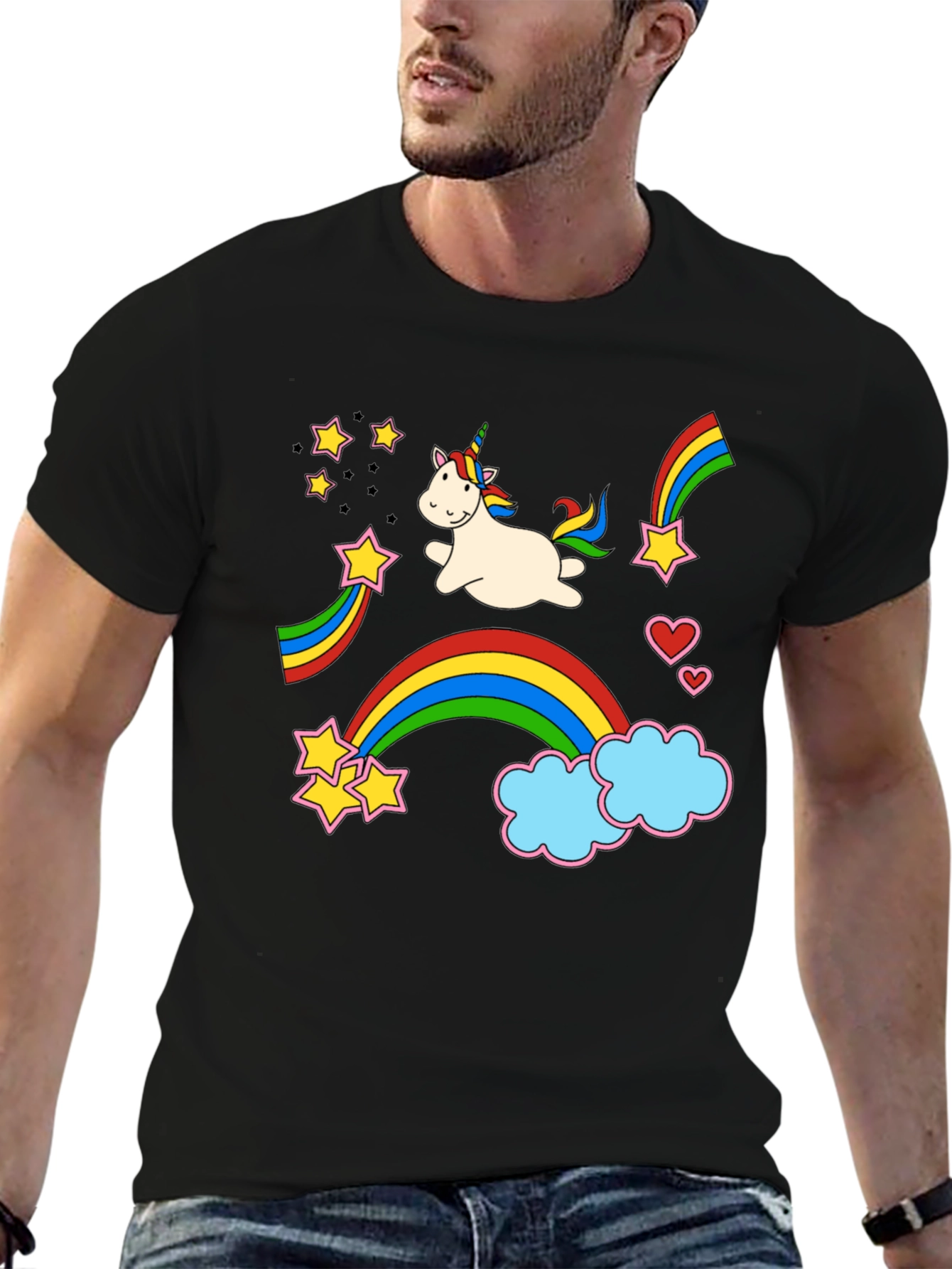 Unicorn Rainbow Graphic Tee