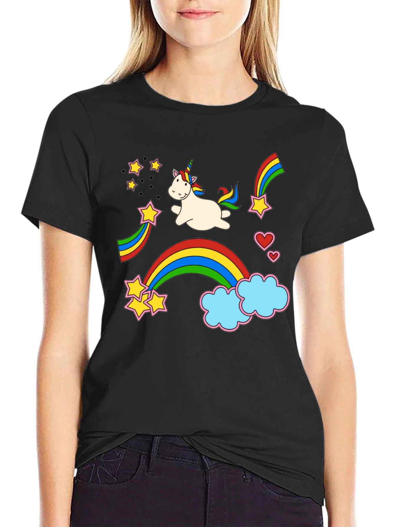 Unicorn Rainbow Graphic Tee