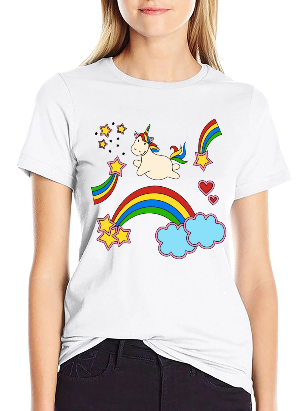 Unicorn Rainbow Graphic Tee