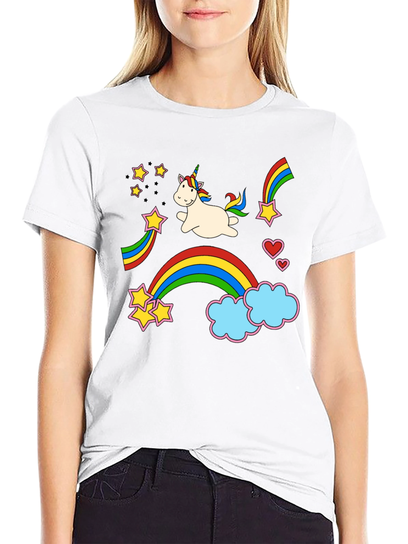Unicorn Rainbow Graphic Tee