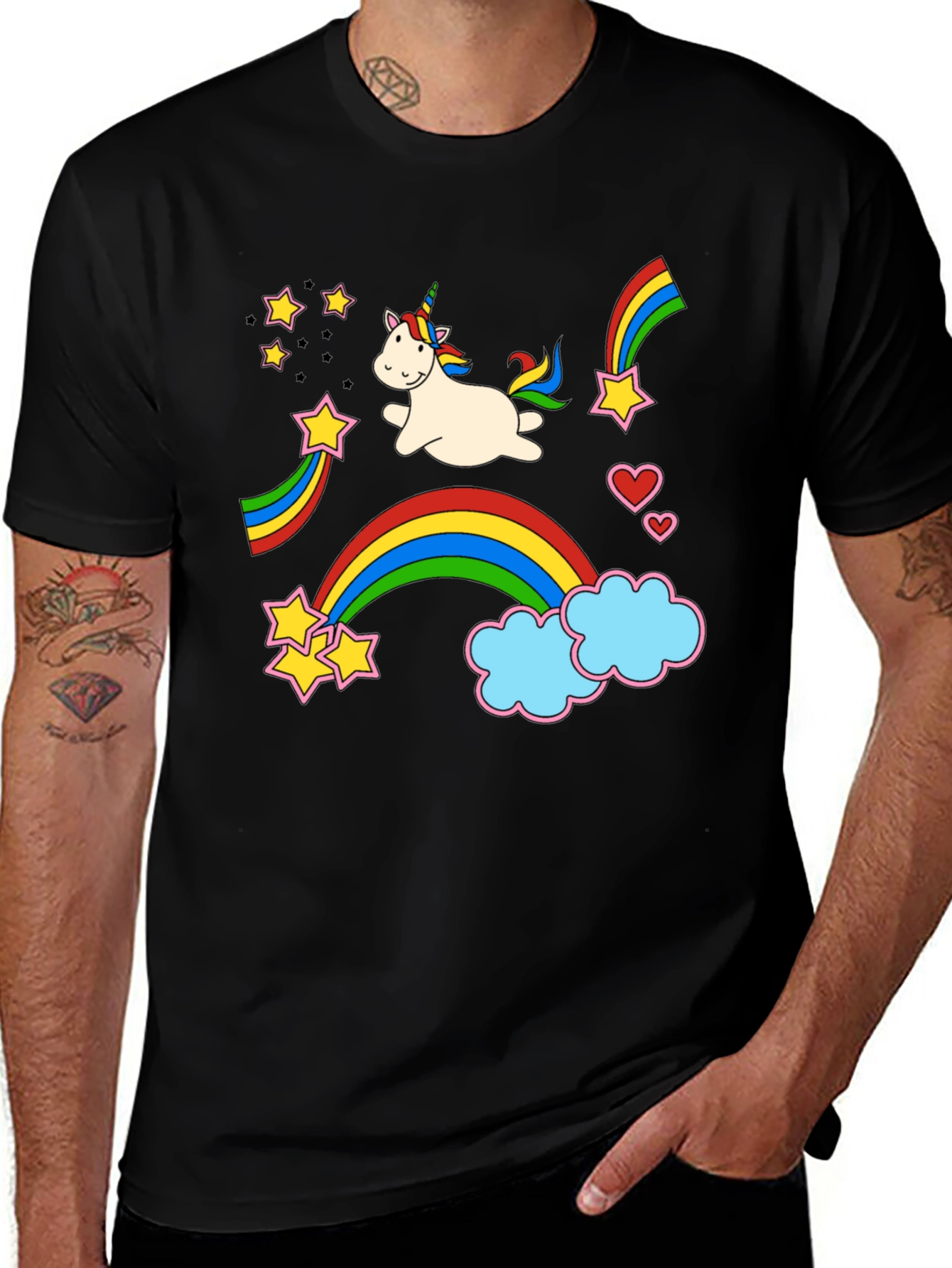 Unicorn Rainbow Graphic Tee