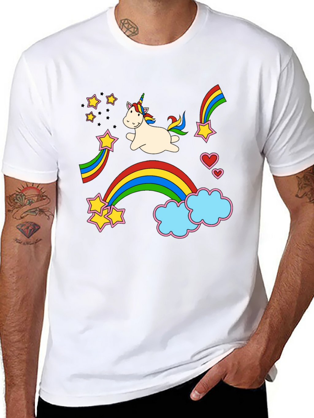 Unicorn Rainbow Graphic Tee