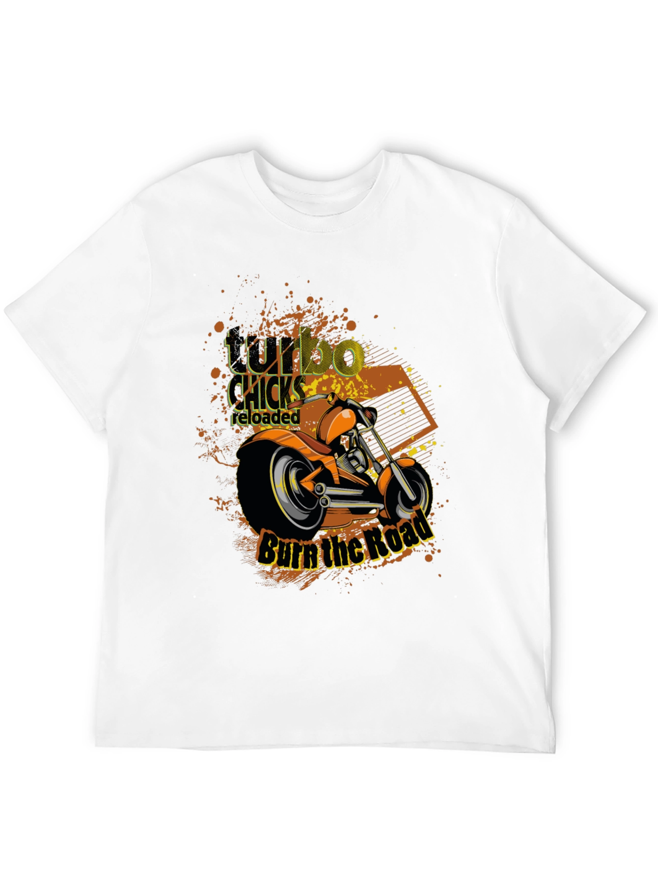 Turbo Chicks Motorcycle Graphic Tee